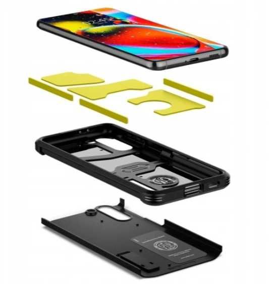 Plecki Spigen Tough Armor do Samsung Galaxy S21 FE czarne