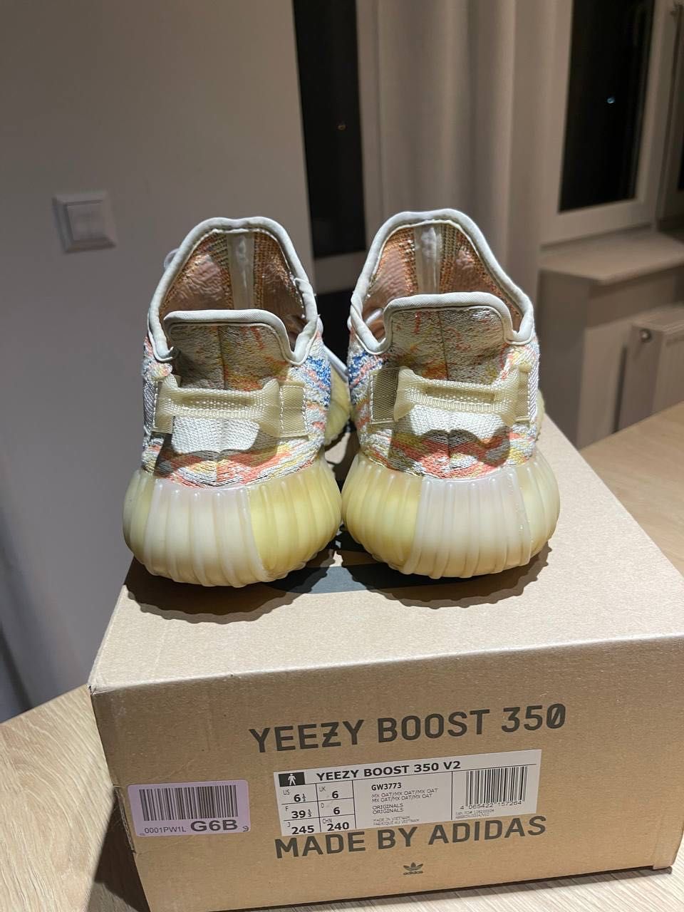 adidas Yeezy boost 350 v2 mx oat 39 white zebra onyx carbon beluga bl