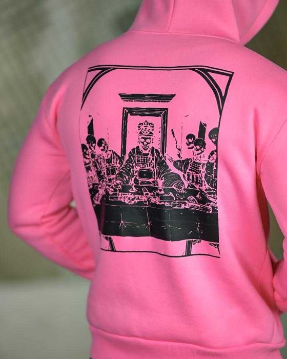Тактичне худі на флісі Military Diner Pink  Без передоплати