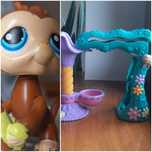 LPS Littlest Pet Shop ZESTAW I generacji figurka małpka treehouse