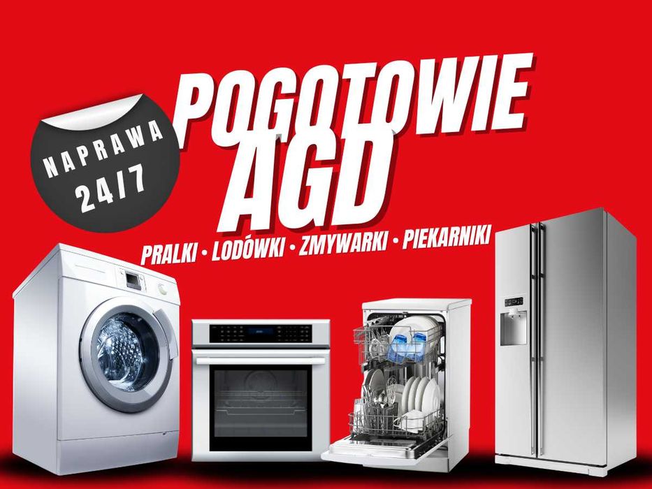 Serwis AGD 24/7 Dojazd do klienta. Lubin!