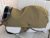 Capa tipo Burberry para Cão