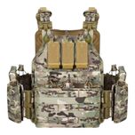 Тактична військова плитоноска 14 підсумків Cordura жилет для плит ЗСУ