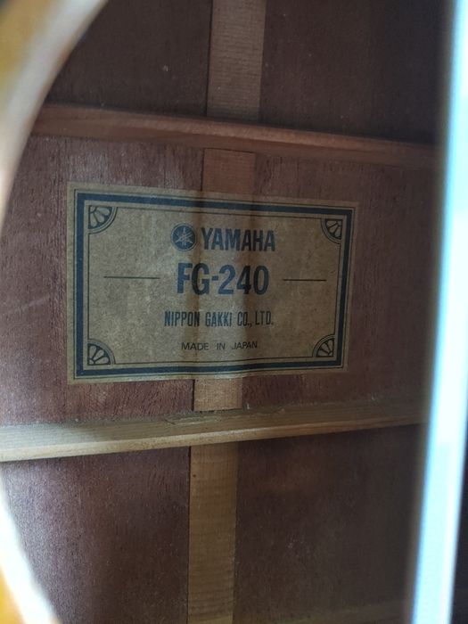 Gitara akustyczna Yamaha FG240 Vintage Made in Japan NIPPON GAKKI 1973