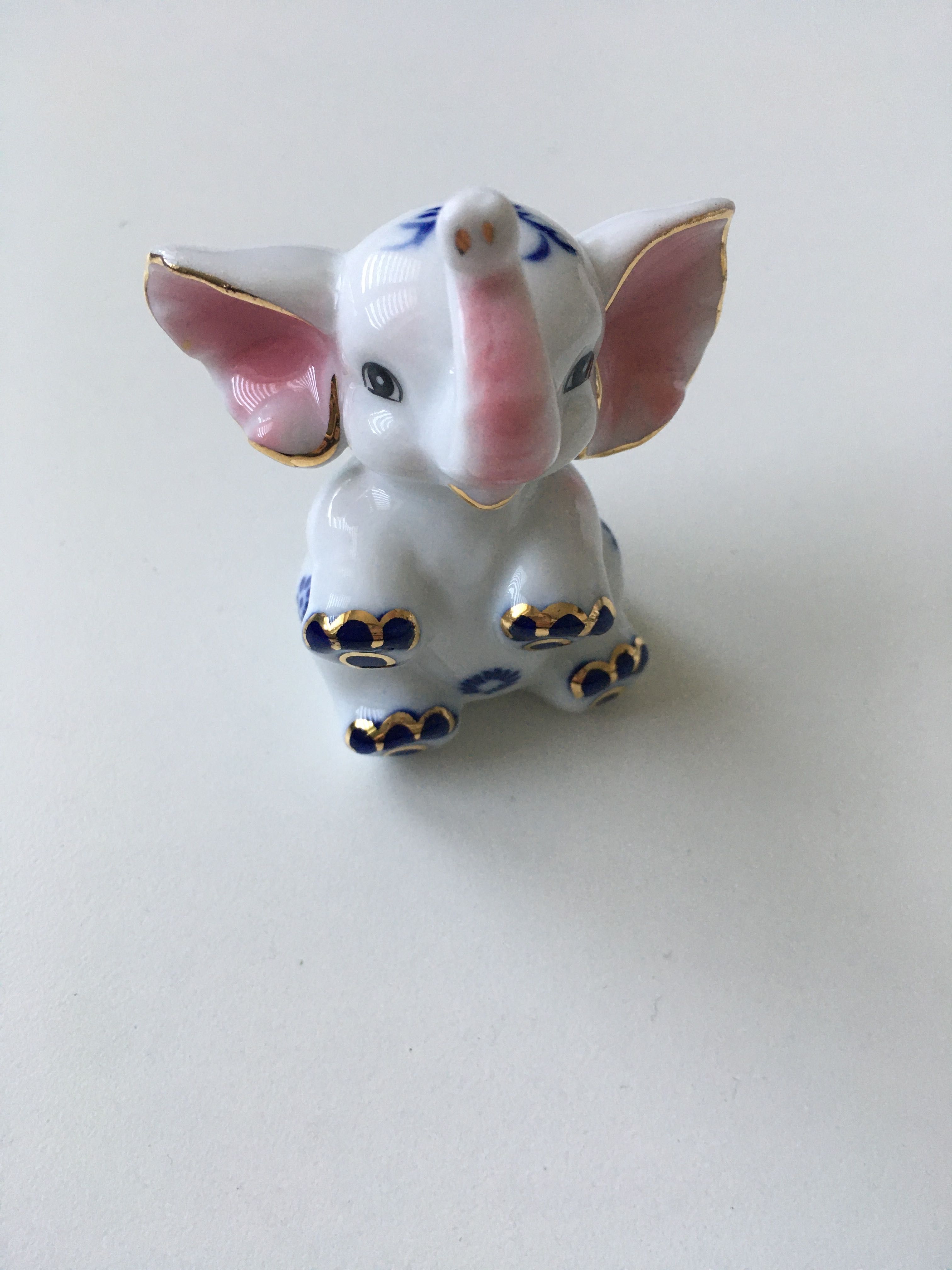 Figurka słonik porcelana