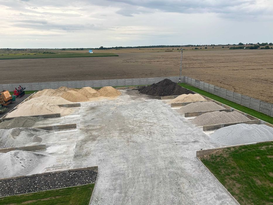 Ziemia ,humus,tłuczeń , mączka,gruz,żwiry,grysy