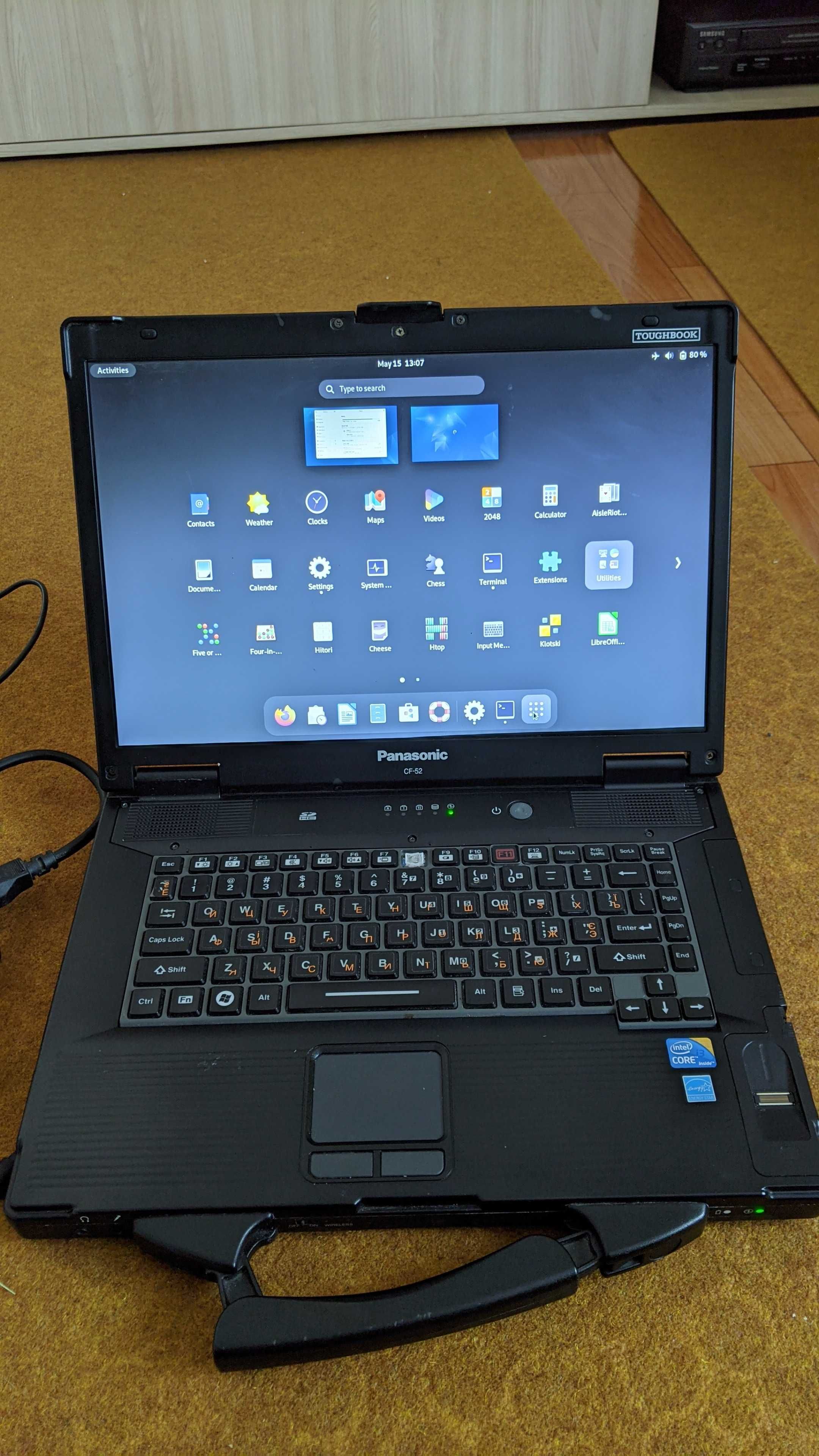 Захищений ноутбук Panasonic Toughbook CF-52 Core i3 LED 15,4 |COM