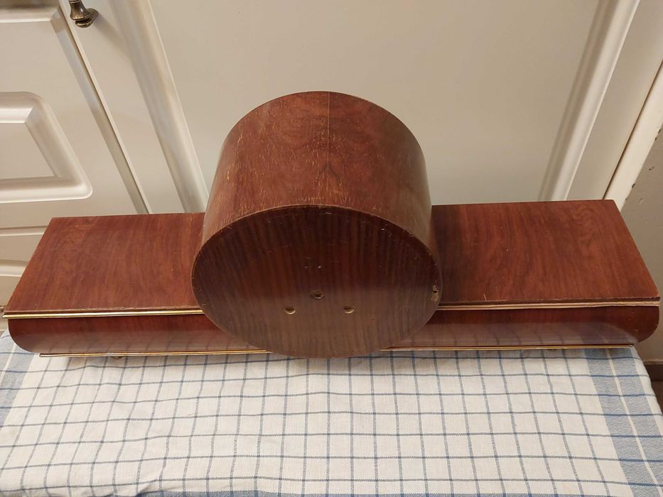 Zegar kominkowy VEB Piko Fm Sonnenberg. Skrzynia zegara NRD.