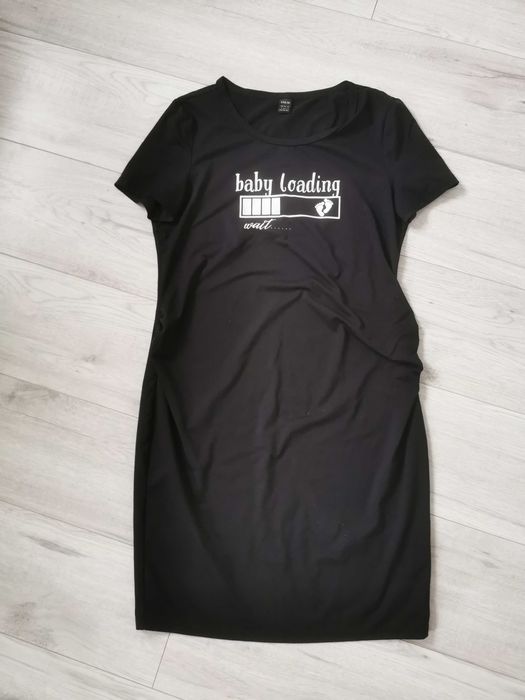 Długi t-shirt ciążowy, koszulka rozm. L SHEIN