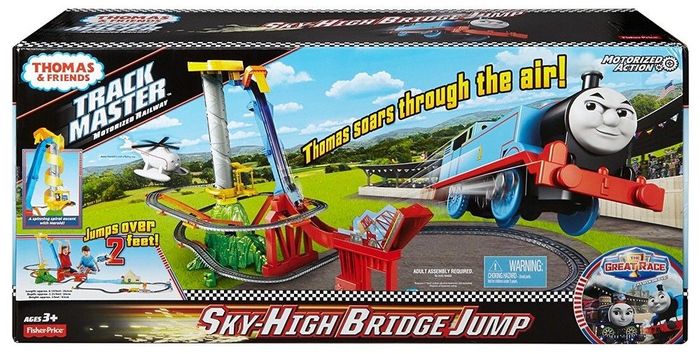 Fisher price залізнична дорога Thomas cтрибок з мосту trackmaster