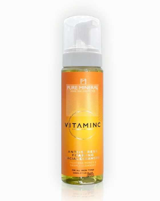 Pure Mineral Vitamin C Antystresowa pianka do mycia twarzy