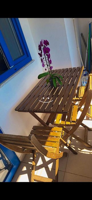 Mesa esplanada 4 cadeiras