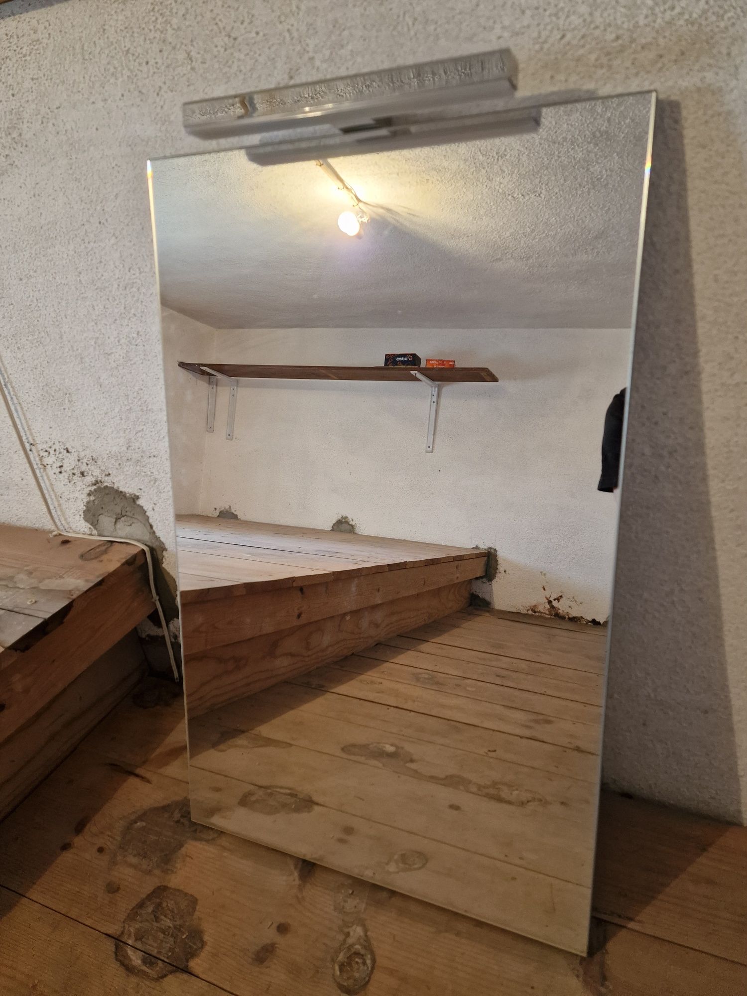 Espelho de WC com aplique incluído