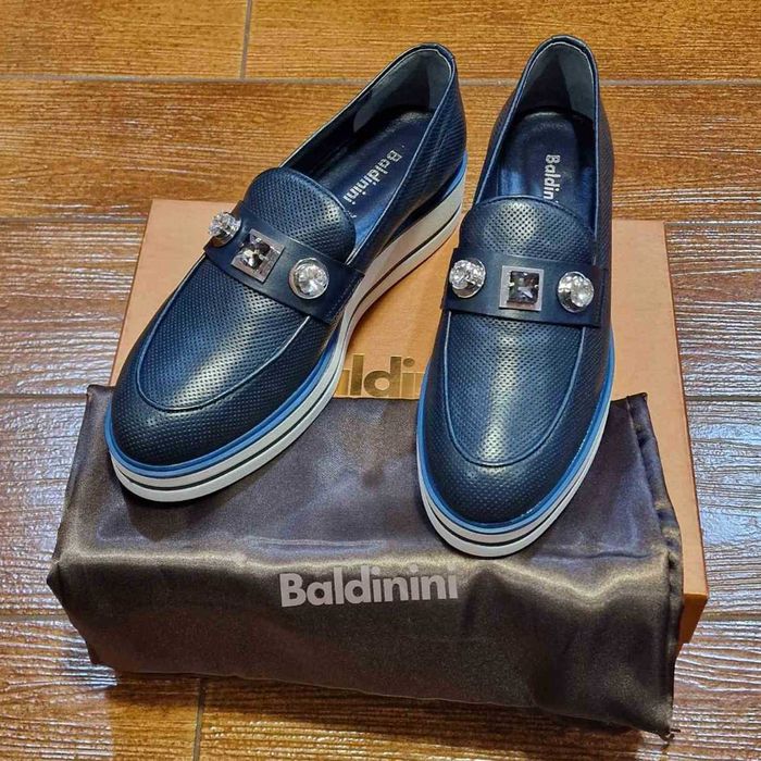 Жіночі шкіряні лофери "Baldinini" оригінал