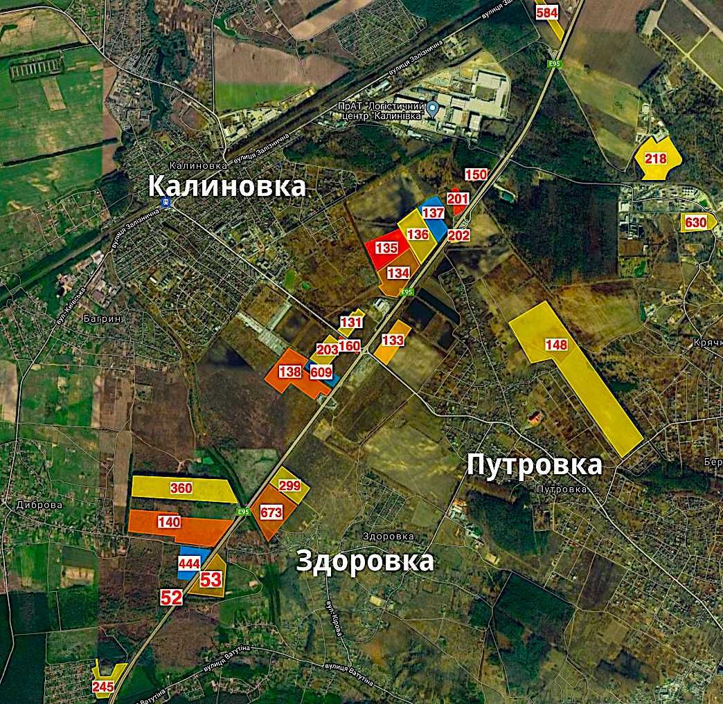 Продаж Фасадна ділянка вздовж траси Київ-Бровари, під АЗС, СТО та ін.