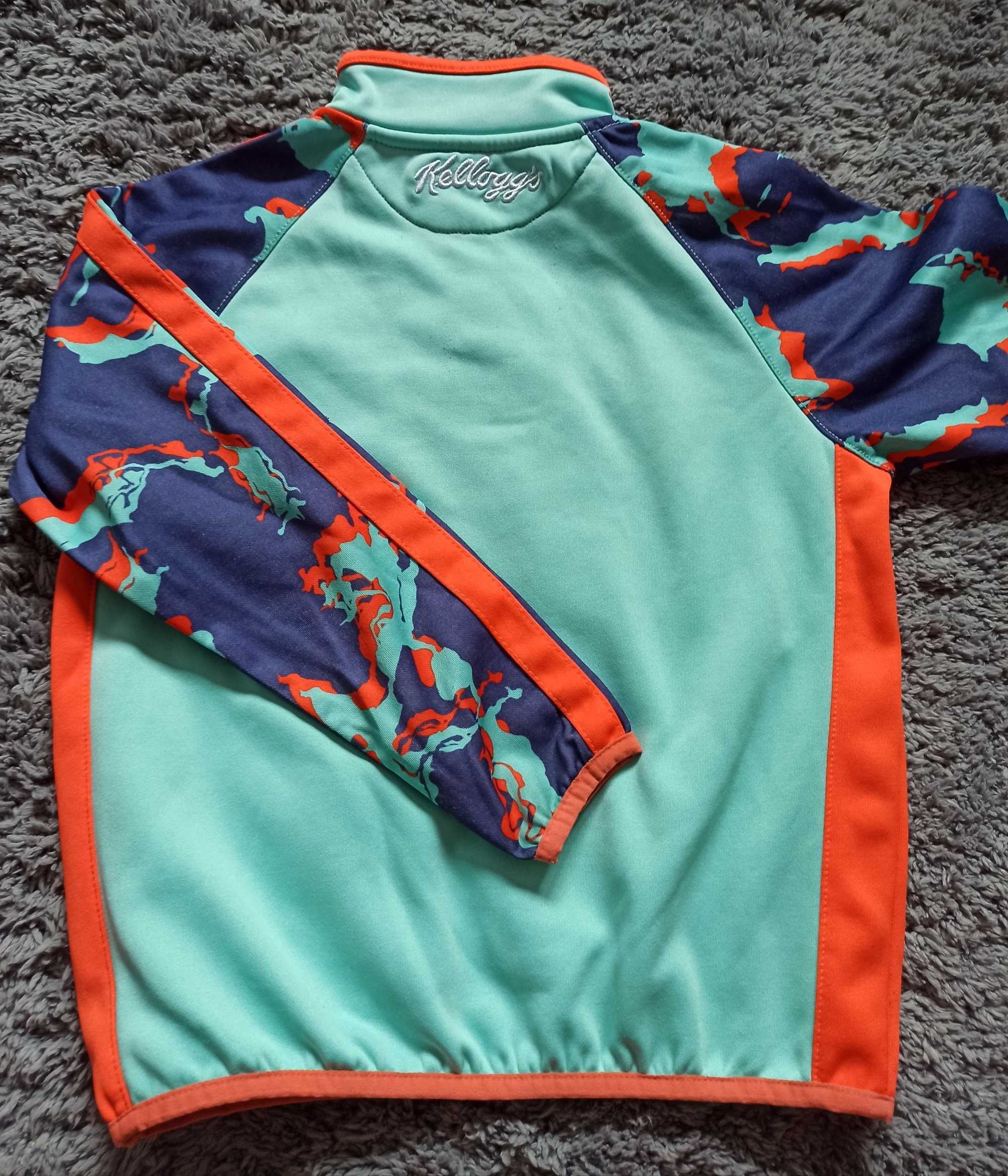 Bluza sportowa na stójce dziecięca 116 Kelloggs piękne kolory