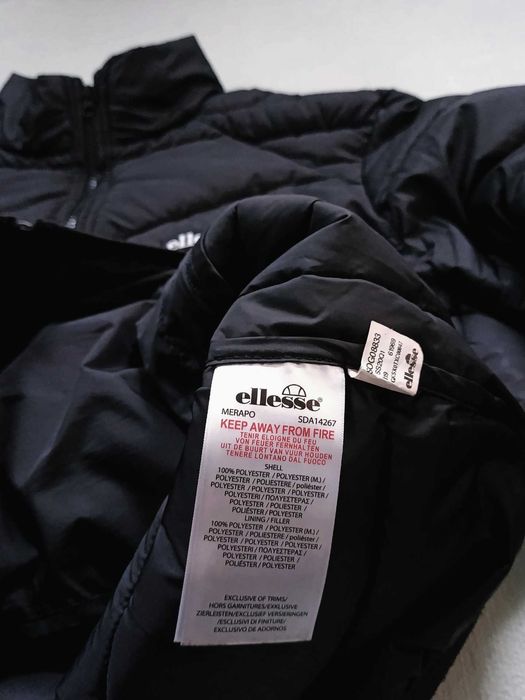 Ellesse Merapo Jacket Mens L - Full Black