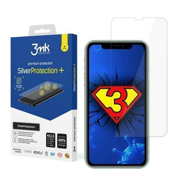 3Mk Silver Protect+ Iphone Montowana Xrfolia 11/Iphone Antymikrobowa