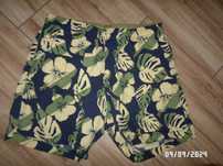 męskie spodenki plażowe -hawajki-H&M-L