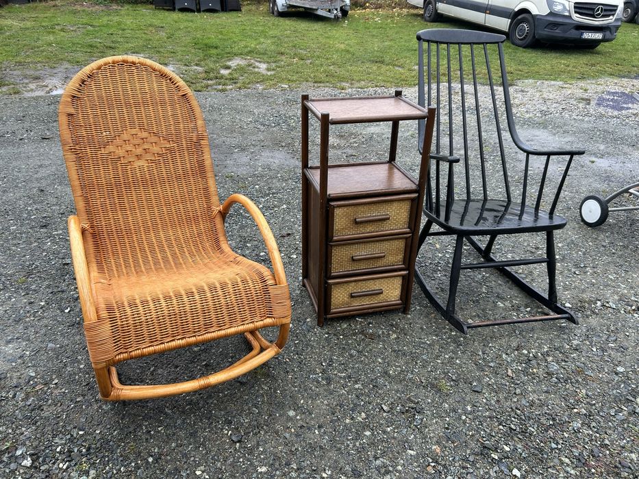 Rattanowe fotele bujane idealne na prezent