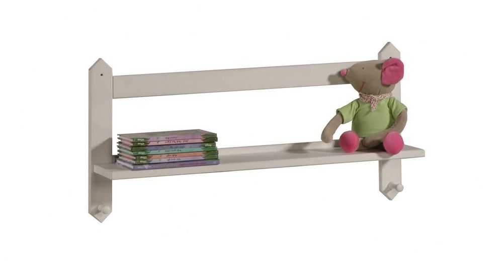 Półka wieszak Pinio biały lub perłowy