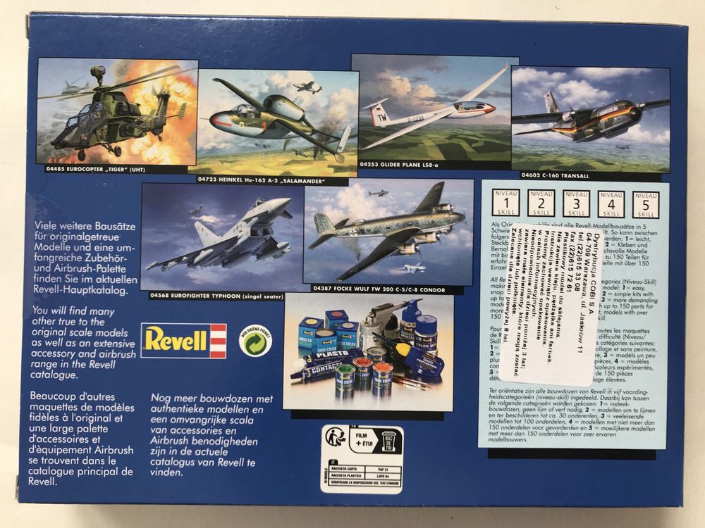 Model do sklejania Revell 04164 samolot Spitfire MkV