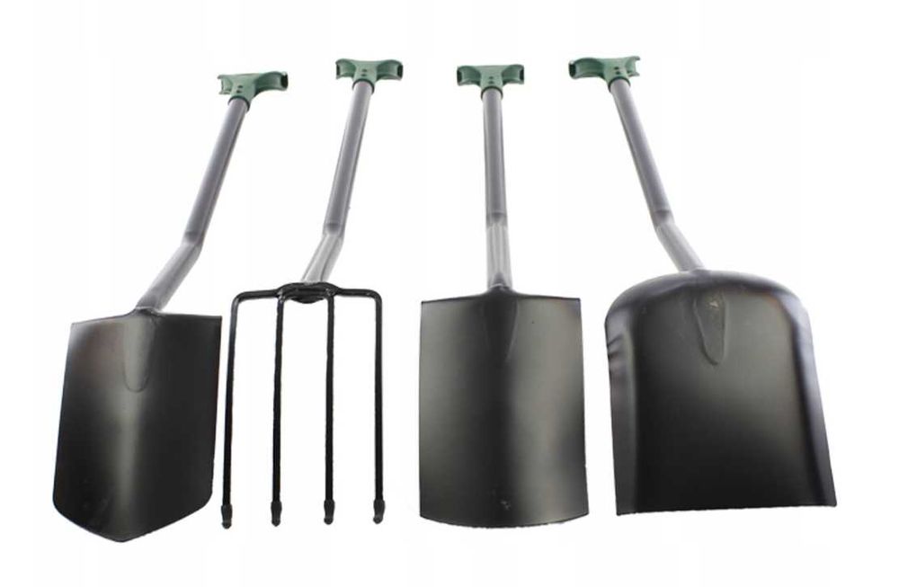 Набір садових інструментів 4 шт. Parkside лопати, вила, совкова лопата