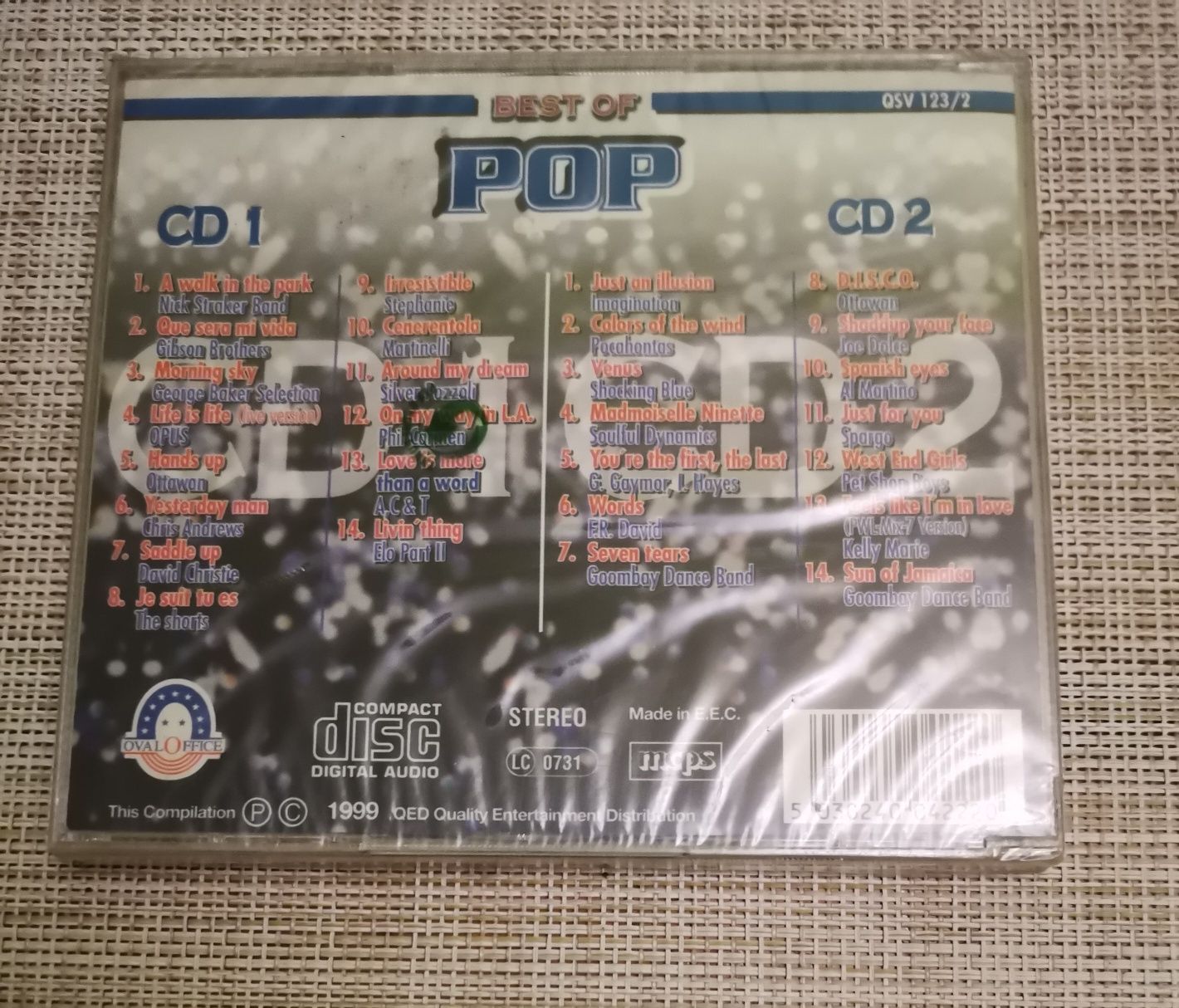 Zestaw 2 płyt CD Best of Pop nowe w folii