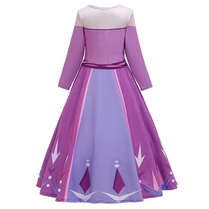 FROZEN 2 Vestido Princesa ELSA Lilás/Rosa - 6, 7, 8, 9 anos - NOVO