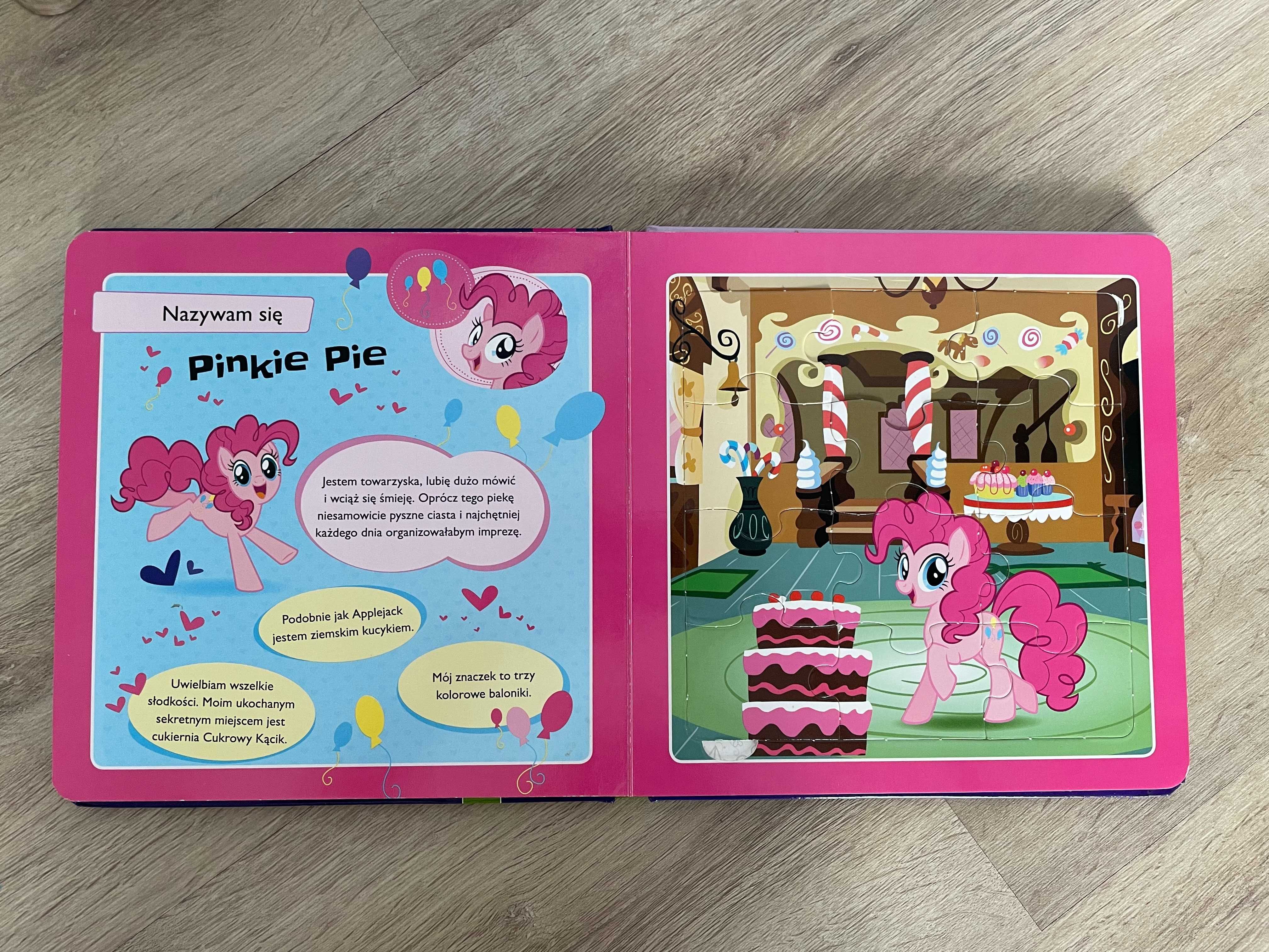 Książka z puzzlami My Little Pony 4 układanki