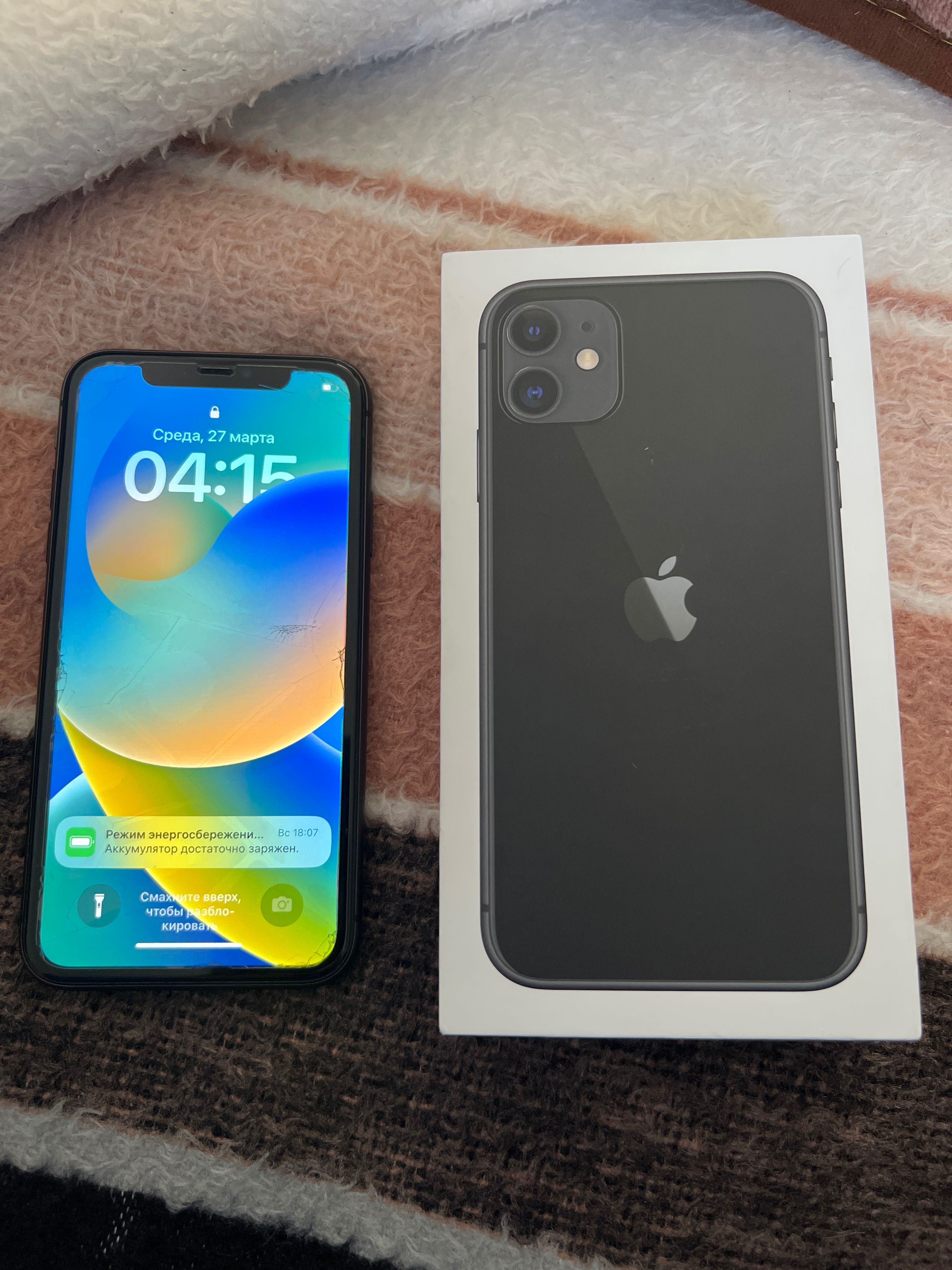 iPhone 11, 64 ГБ. оригінальний