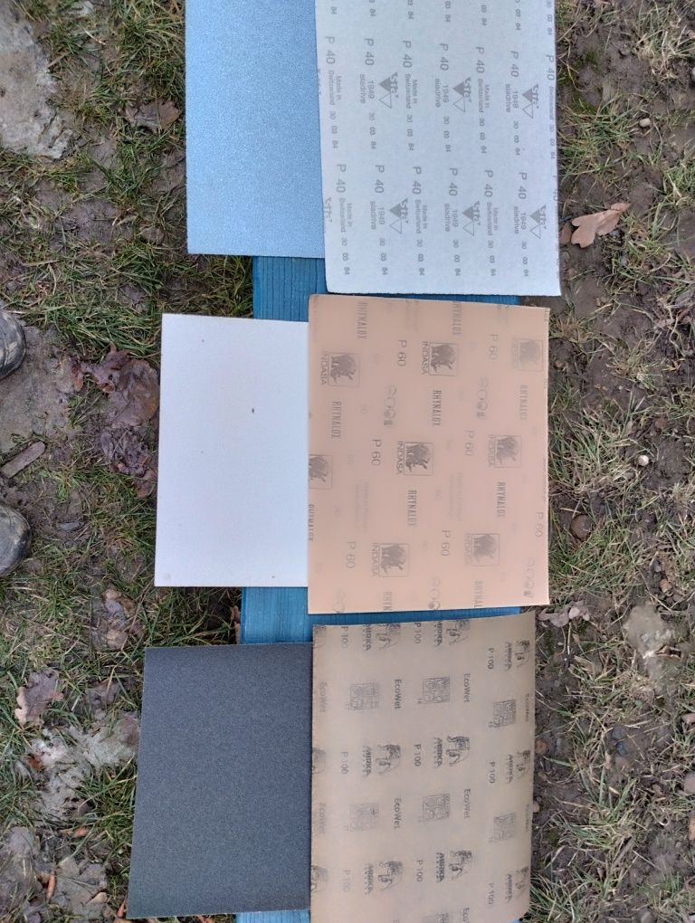Наждачний папір p40, p60, p100 формат А4