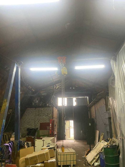 Кран козловий стаціонарний 3 тонни з ланцюговим тельфером 2 тонни