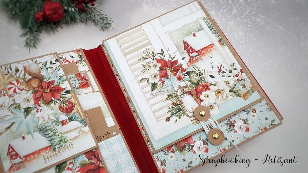 Album na zdjęcia White Christmas, scrapbooking