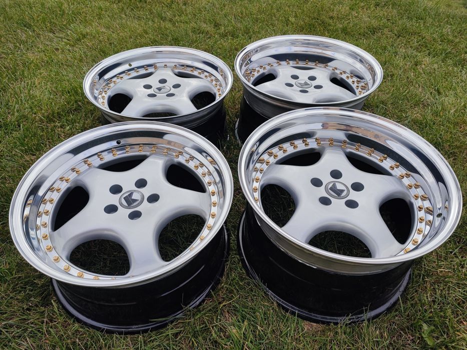 Felgi Kerscher RS 17" 8.5/10 5x100 Golf Corrado Passat Audi 3tlg