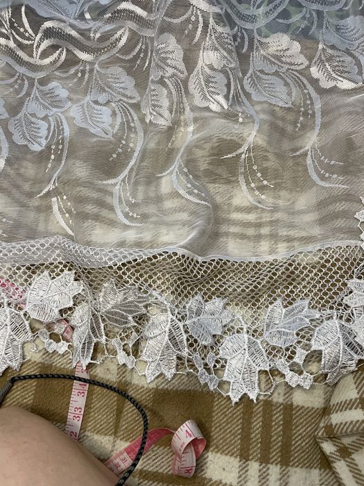 Piękna firanka okienna 1,1 wysoka, 1,9 długa