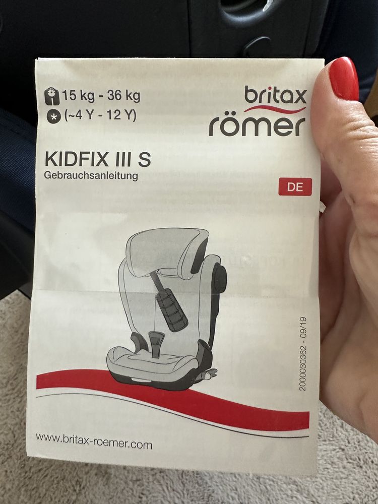 Автокрісло Britax-Romer Kidfix III S