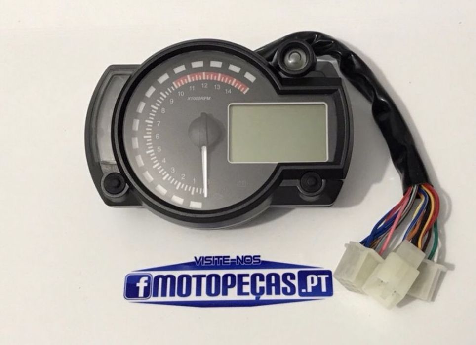 Conta quilómetros universal painel instrumento digital quadrante vapor