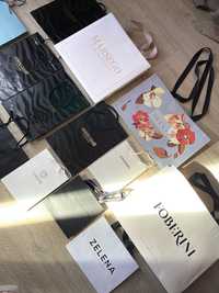 Брендовые подарочные пакеты Givenchy  bocard Cavali Chanel Versace