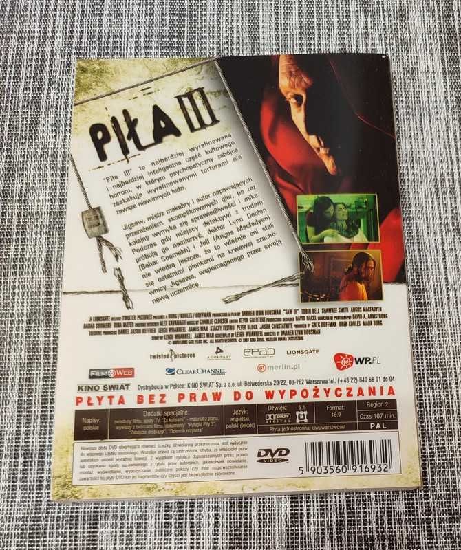 Piła III film na DVD