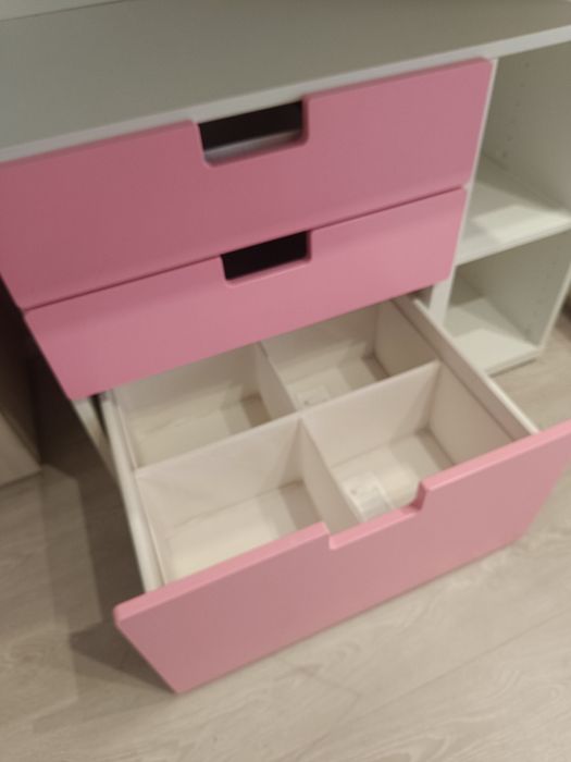 Komoda IKEA + przewijak + organizery – stan bardzo dobry