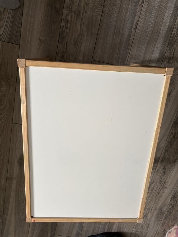 Stolik + 2 krzeselka drewniane LÄTT ikea