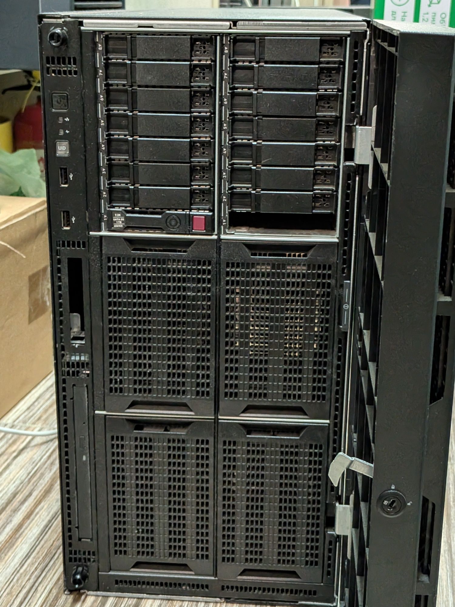 Сервер HP ML350 gen9 ddr4 2 xeon e5 2660v3 32gb 4 x gtx 1070  AI