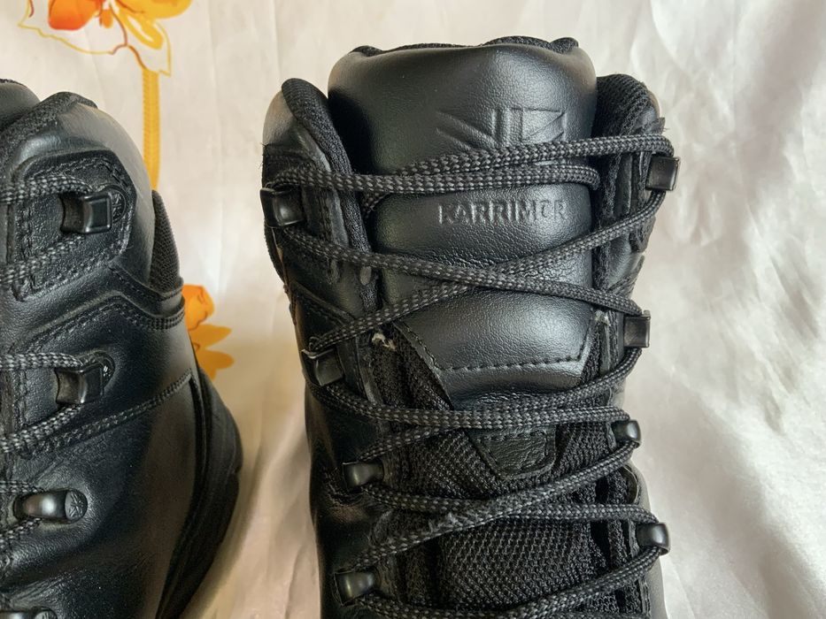 Теплющие фирменные кожаные зимние ботинки Karrimor. Размер 45 / 30 см