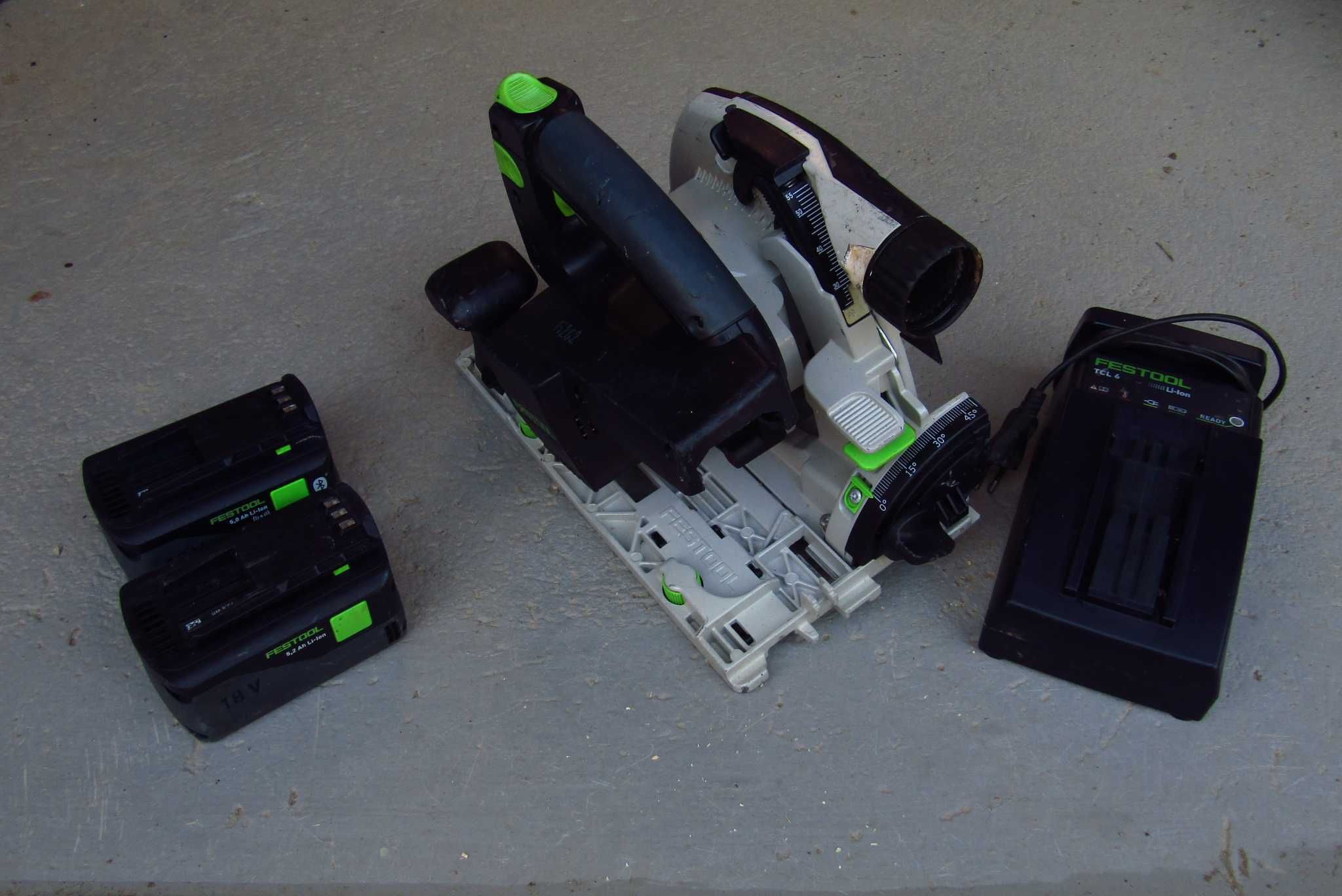 Pilarka tarczowa aku. FESTOOL HKC 55 EB 2x 5.2 Ah