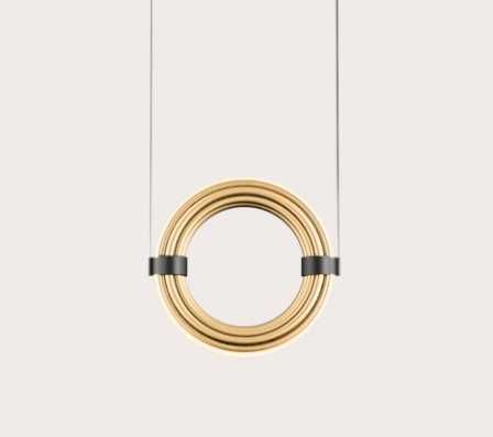 Designerska lampa Aromas Ellie złota śr. 30 cm