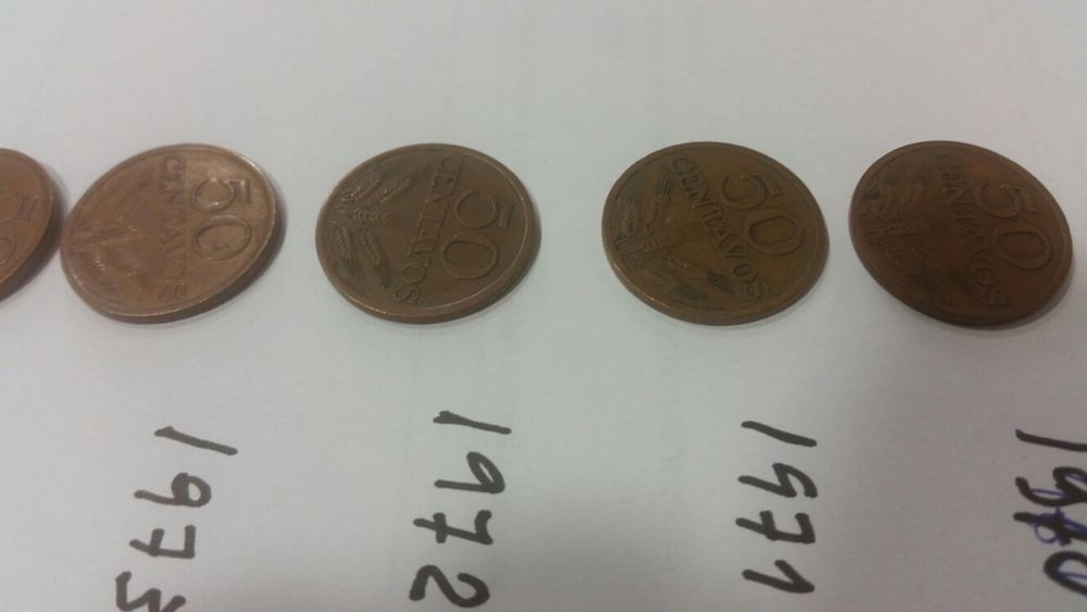 Coleção de moedas antigas