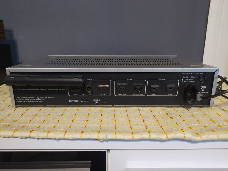Amplituner Unitra Tosca 303, pierwszy właściciel, przestrojone radio