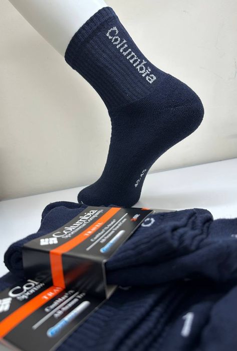 Skarpety Wysokie Granatowy Ciepłe Columbia 42-45(4 pary)