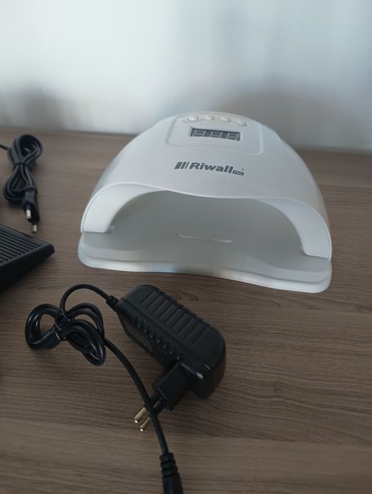 Lampa UV do paznokci, frezarka, zestaw, profesjonalny, mocny, manicure